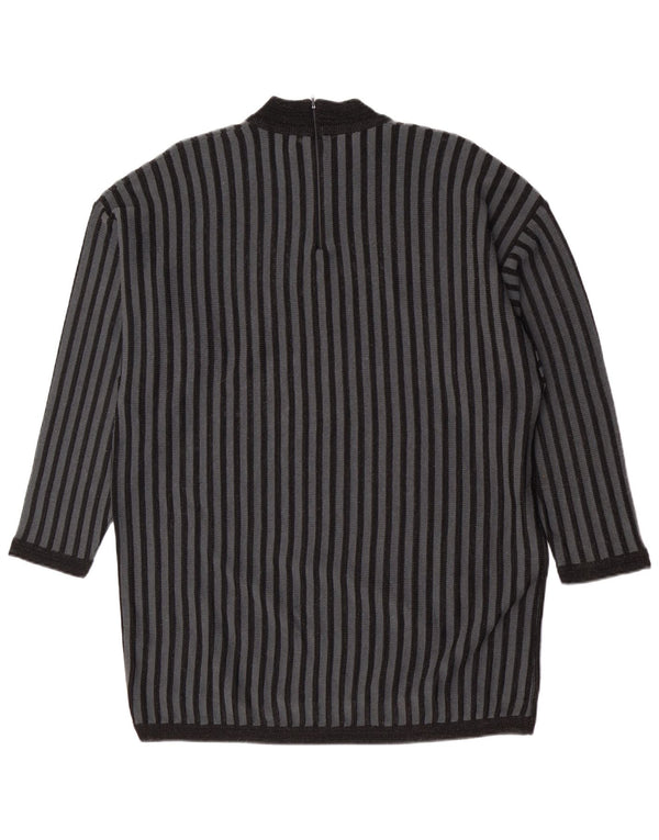 Portobello's Pull long à col roulé pour femme UK 14 Noir moyen