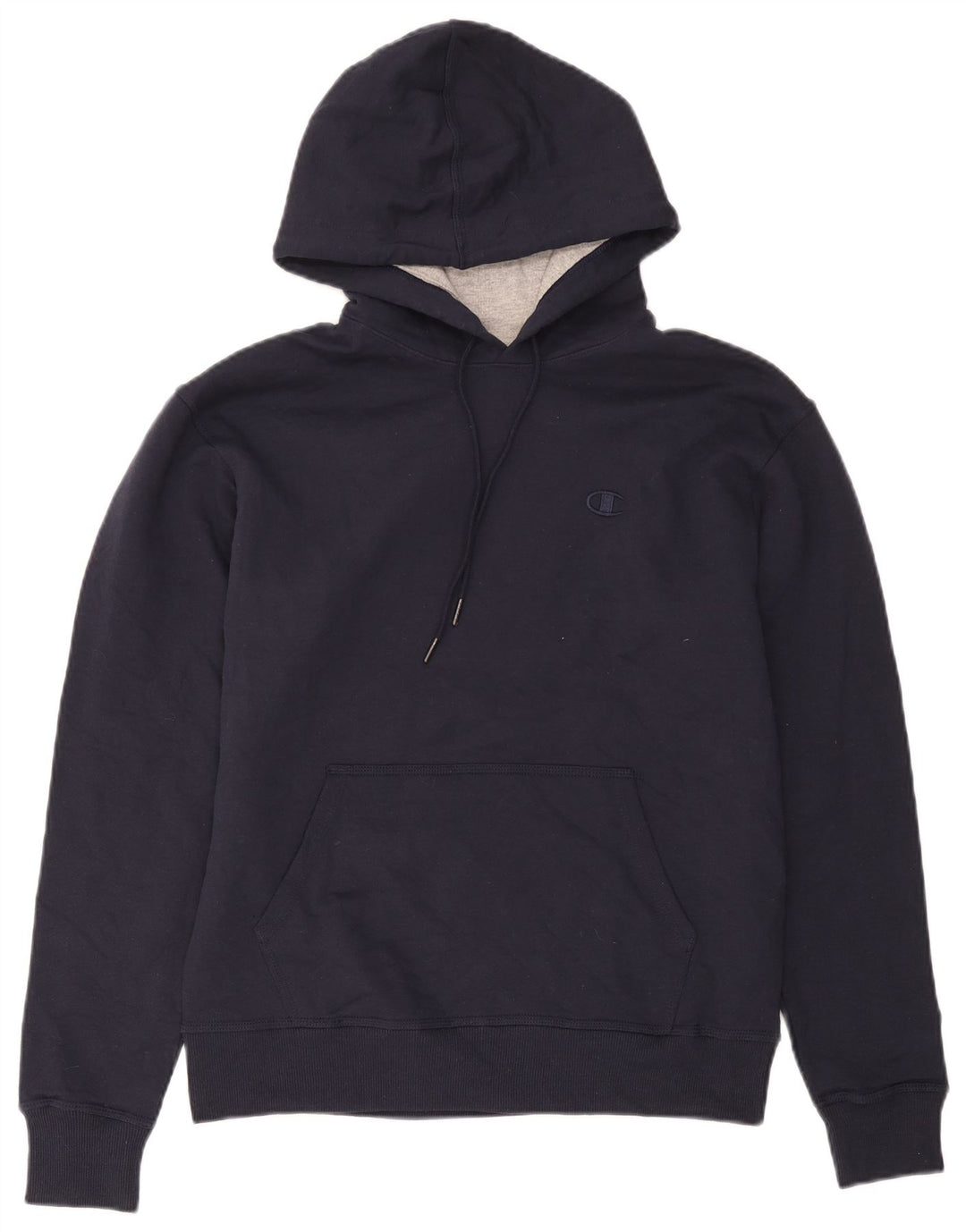 Champion Pull à Capuche Coupe Regular Homme Bleu Marine Moyen Coton