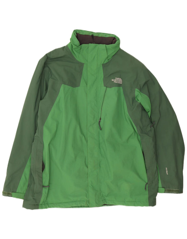The North Face Veste coupe-vent pour homme UK 42 XL Vert Colorblock Nylon