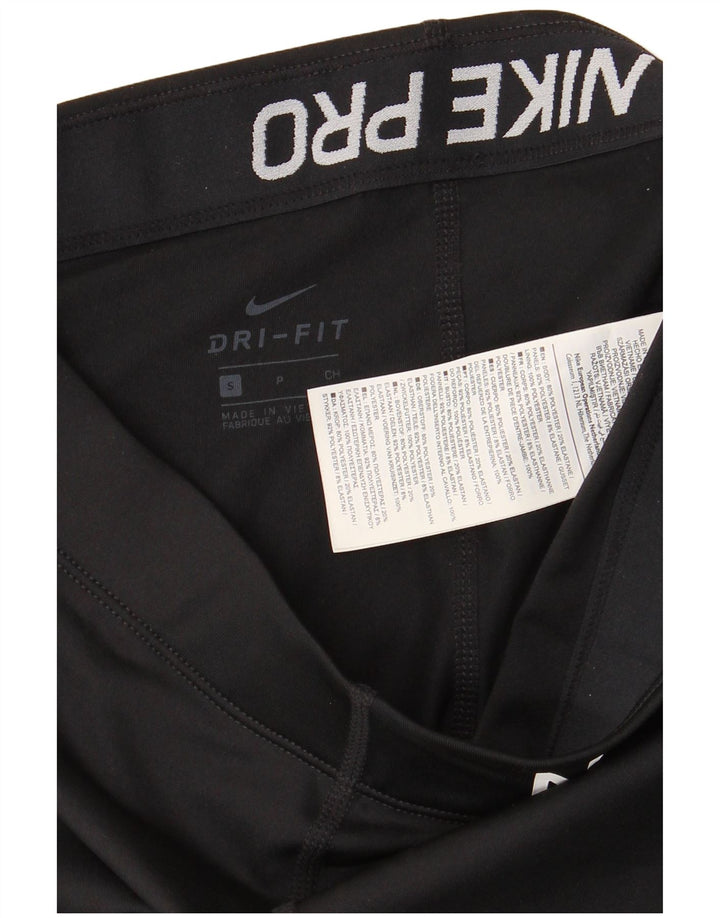 Nike Legging graphique Dri Fit pour femme UK 8 Small Noir Polyester