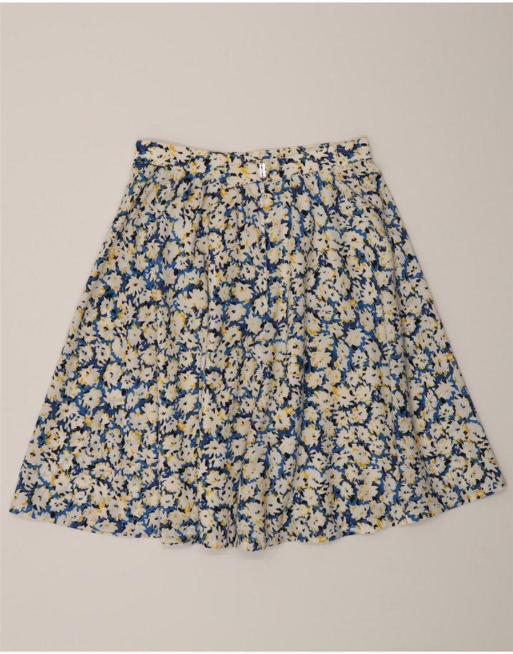 vintage Femmes A-Line Jupe W26 Petit Floral Multicolore