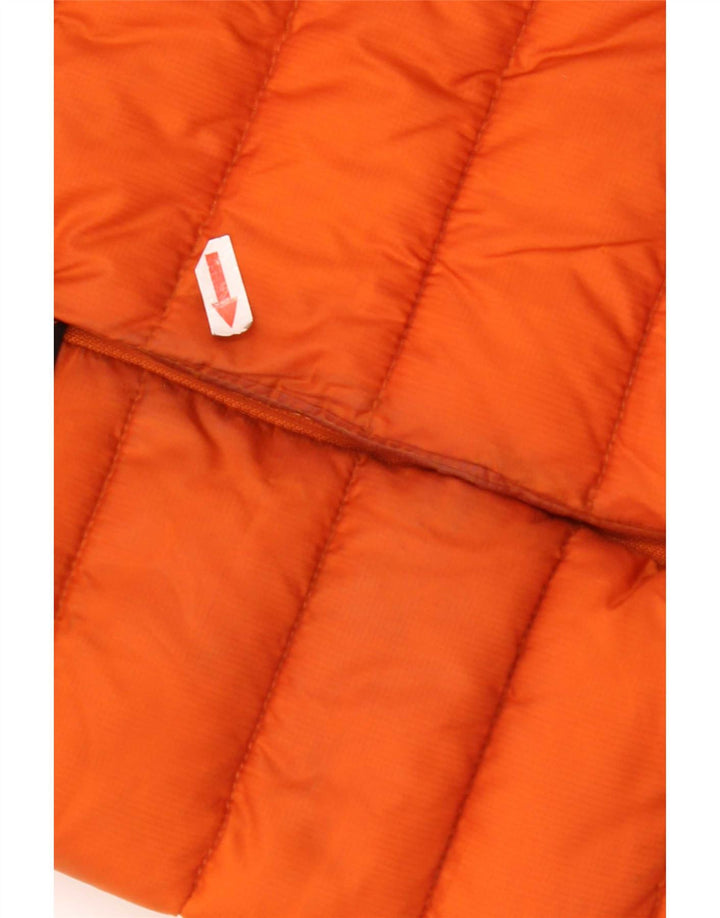 North Sails Veste matelassée à capuche pour homme UK 40 Large Orange Polyester