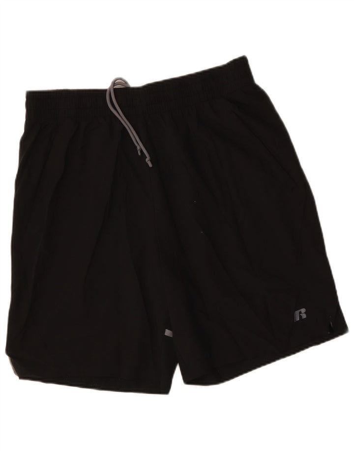 RUSSELL ATHLETIC Short de Sport pour Homme Grand Noir Polyester
