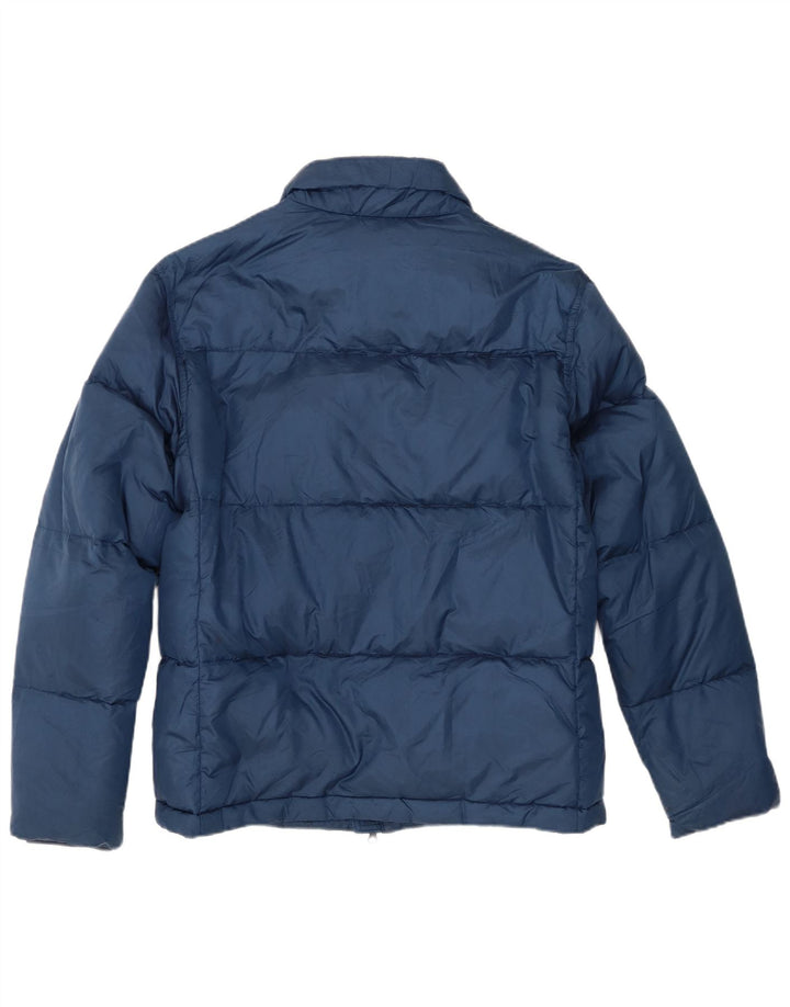 Massimo Dutti Veste matelassée pour homme UK 40 Large Bleu Marine Polyester