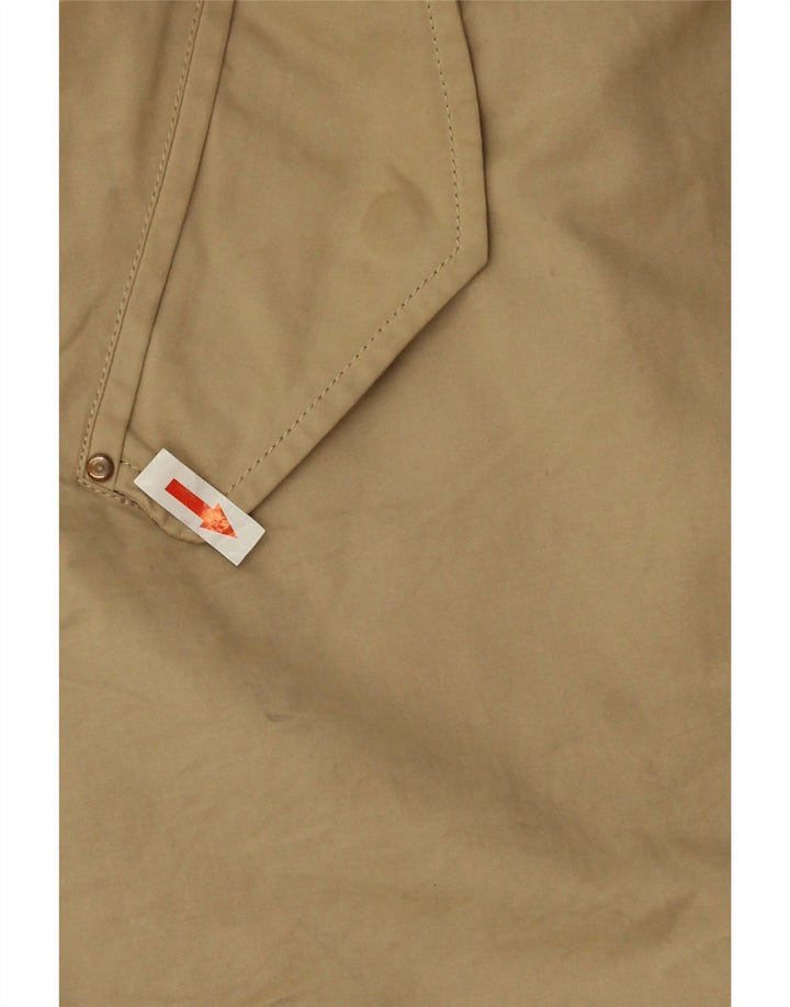 Zara Parka à capuche pour femme UK 16 Large Beige