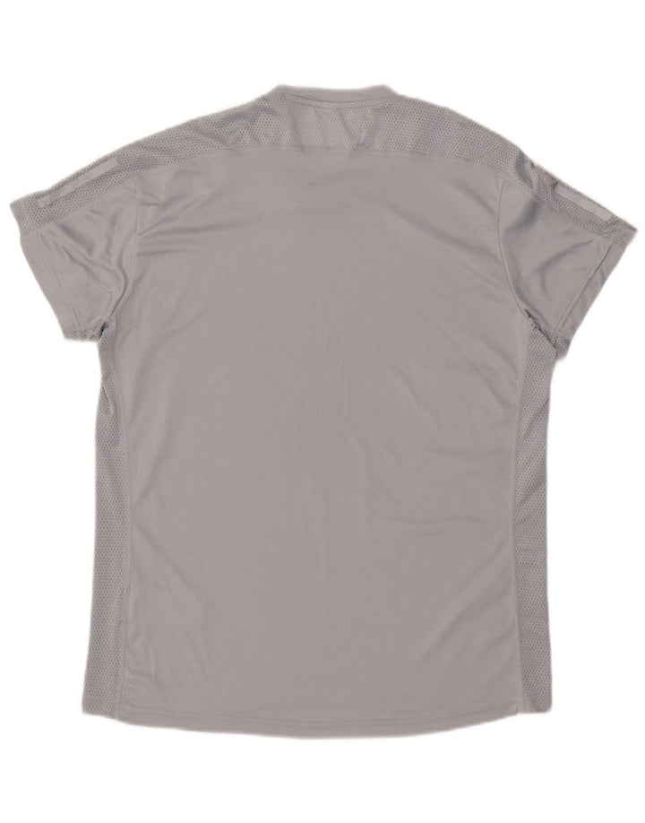 ADIDAS T-Shirt Homme Gris Moyen Polyester