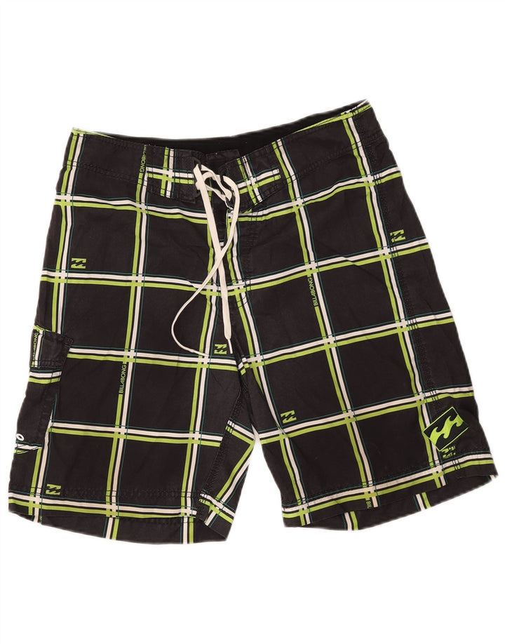 BILLABONG Short de Bain Homme Medium Black Check Polyester