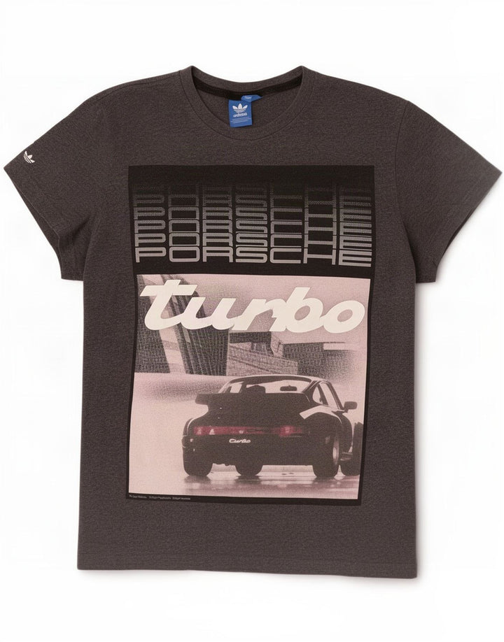 Adidas T-shirt graphique pour hommes, grand, gris
