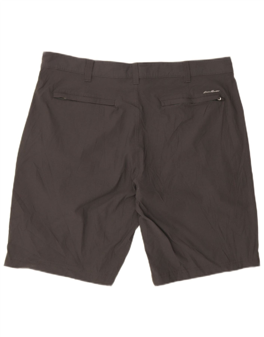 Eddie Bauer Short Chino Homme W38 XL Nylon Gris