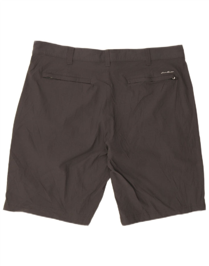 Eddie Bauer Short Chino Homme W38 XL Nylon Gris