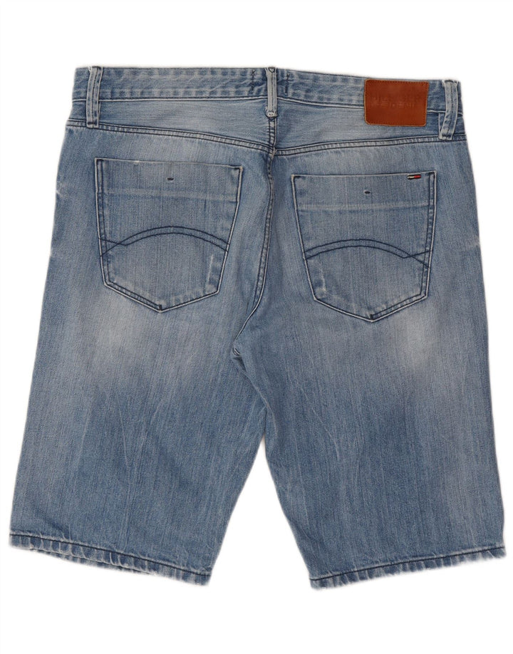 Tommy Hilfiger Short en Jean W33 Homme Bleu Moyen Coton