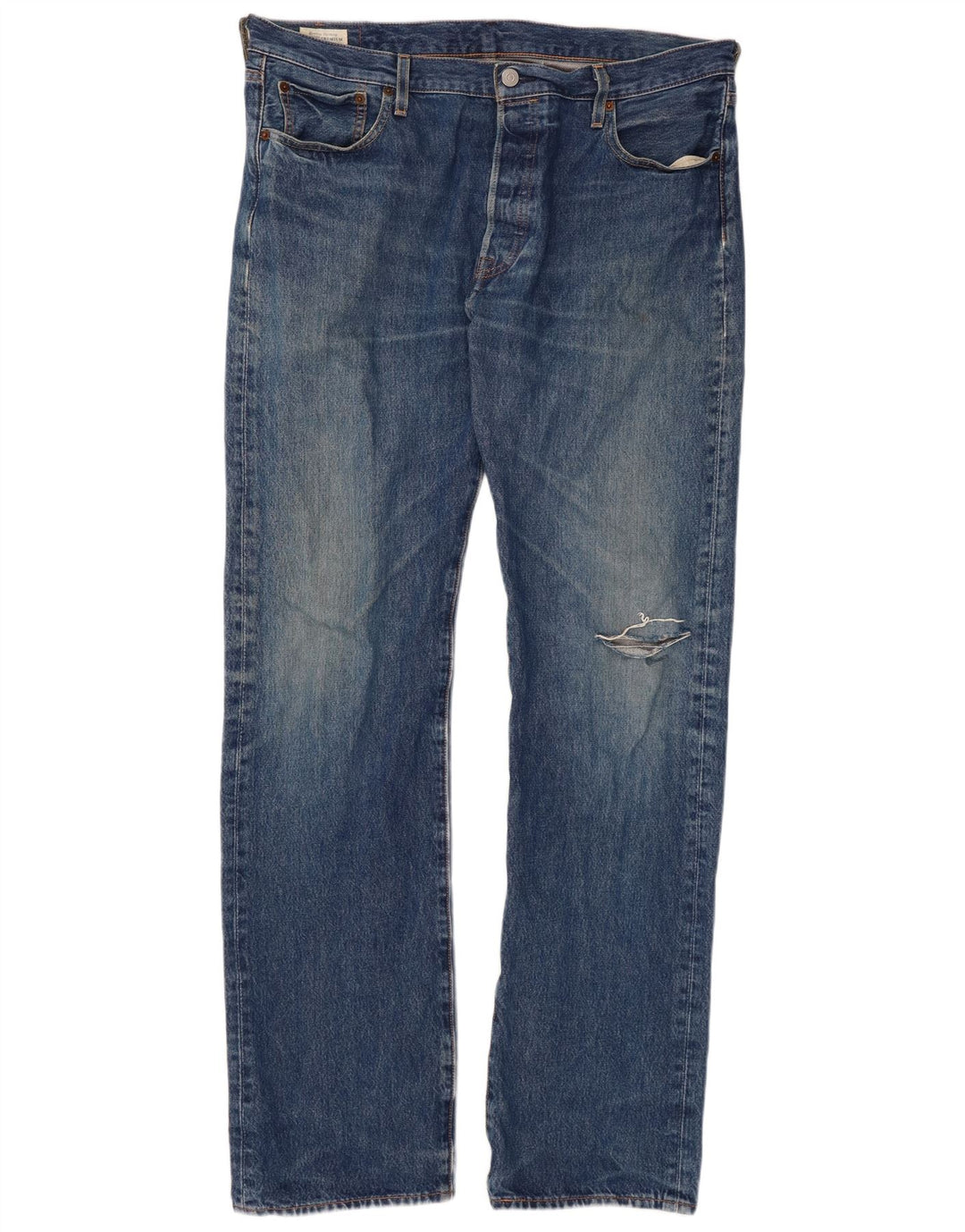LEVI'S Jean Droit 501 Homme W36 L34 Bleu Coton