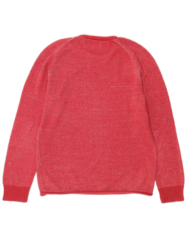Levi's Pull Ras du Cou Homme Large Rouge Moucheté Coton