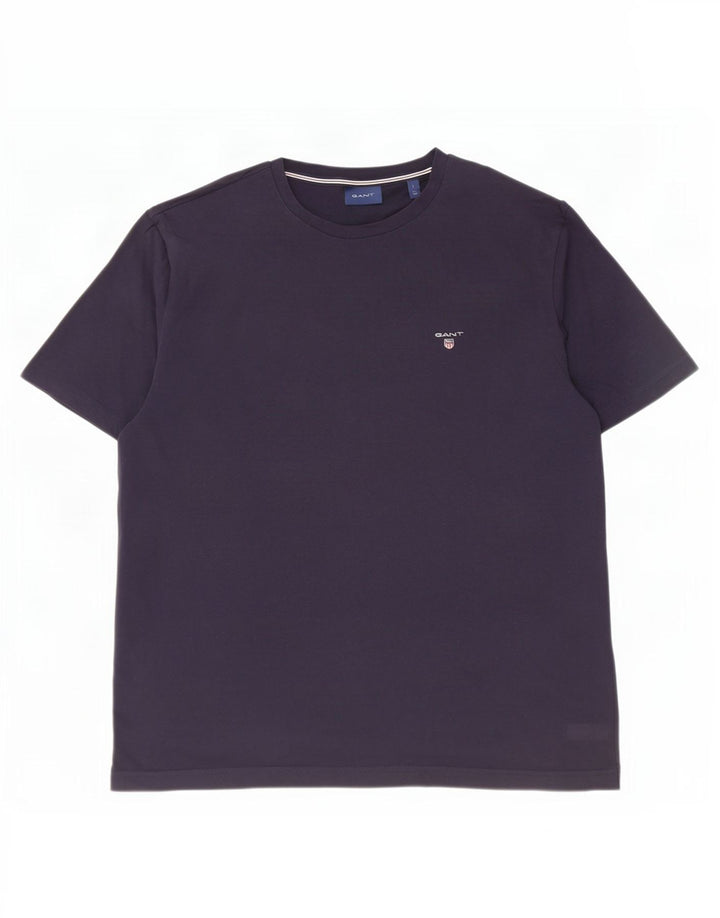 Gant T-Shirt Homme Top Large Bleu Marine Coton