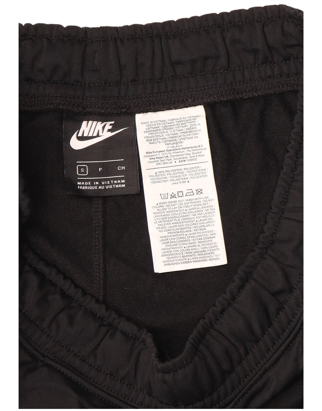 NIKE Pantalon de survêtement pour homme Pantalon de jogging Petit Noir Colorblock Polyester