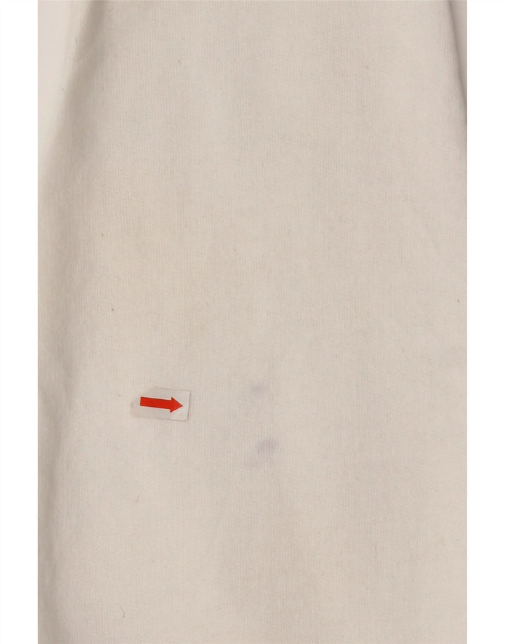 Champion Sweat-shirt graphique pour femme UK 16 Large Blanc Polyester