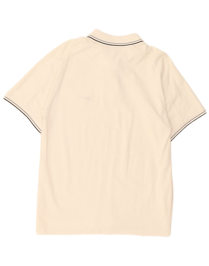 Nike Polo Homme UK 39/41 Blanc Moyen