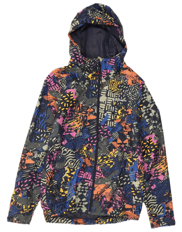 Columbia Veste de pluie à motif abstrait pour femme UK 10 Small Multicolore