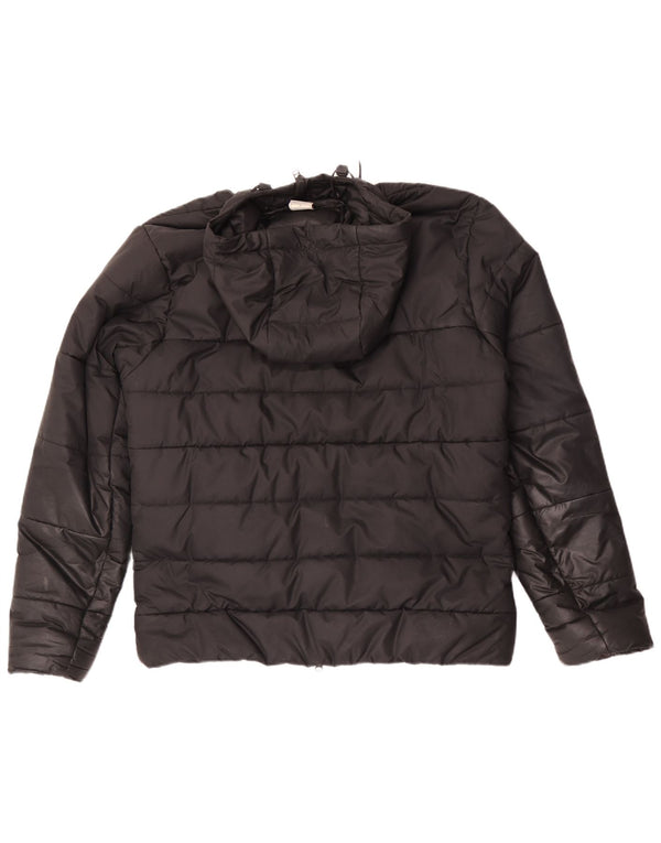 Nike Veste matelassée à capuche Therma-Fit Graphic pour homme UK 40 Large Noir