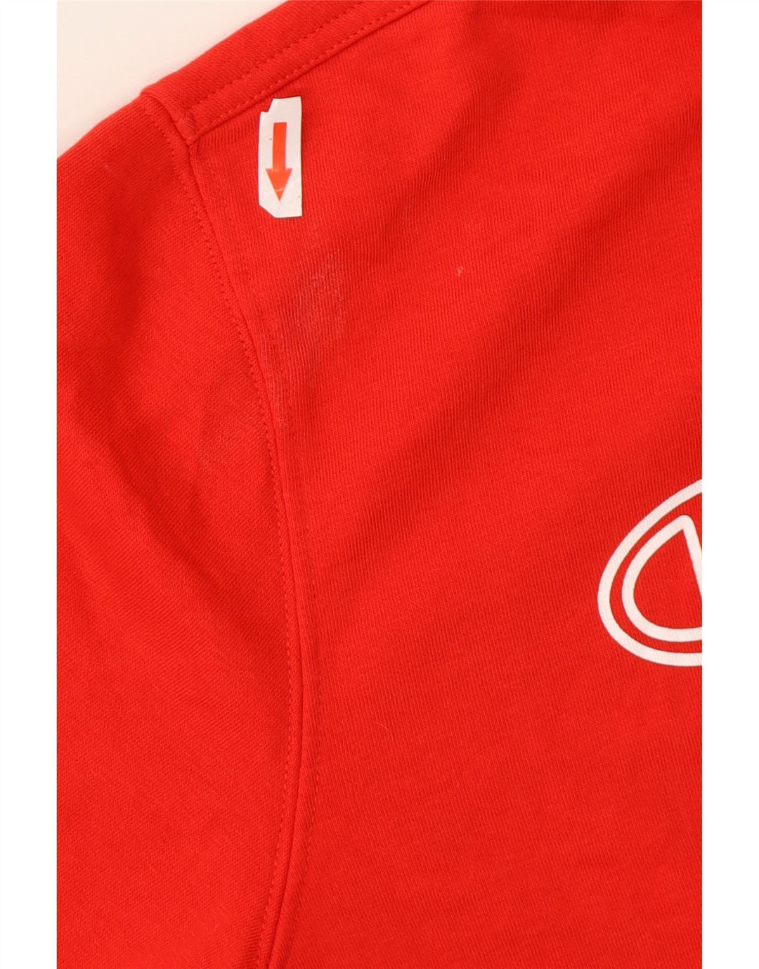 Champion Pull à Capuche Graphique Homme Rouge Moyen Coton