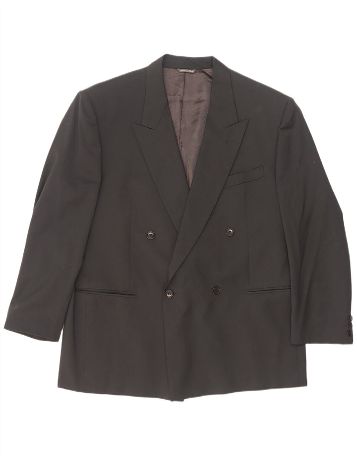 Ing Loro Piona & Co. Veste blazer croisée pour homme IT 58 4XL Noir