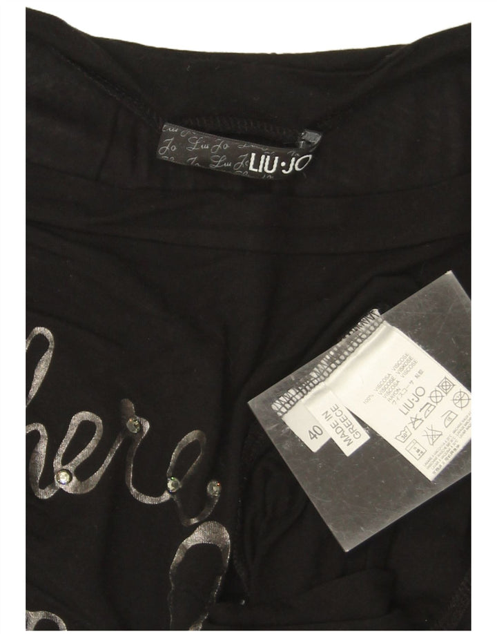 Liu Jo Tunique Femme EU 40 Medium Noir Viscose