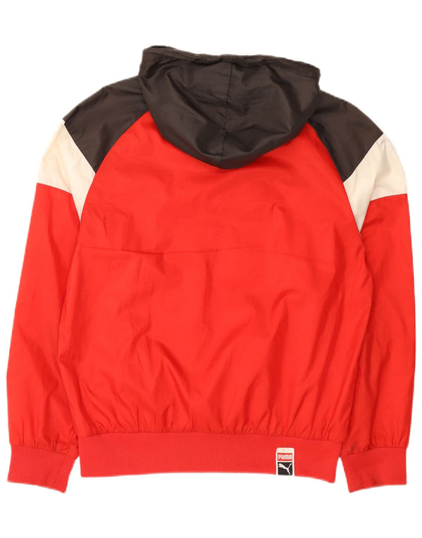 Puma Veste de pluie à capuche pour homme UK 36 Small Multicolore Colourblock