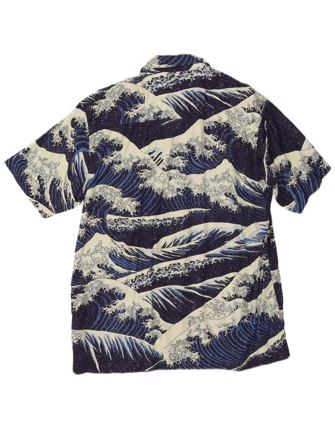 SUPERDRY Chemise Graphique à Manches Courtes Homme XL Bleu Marine Coton