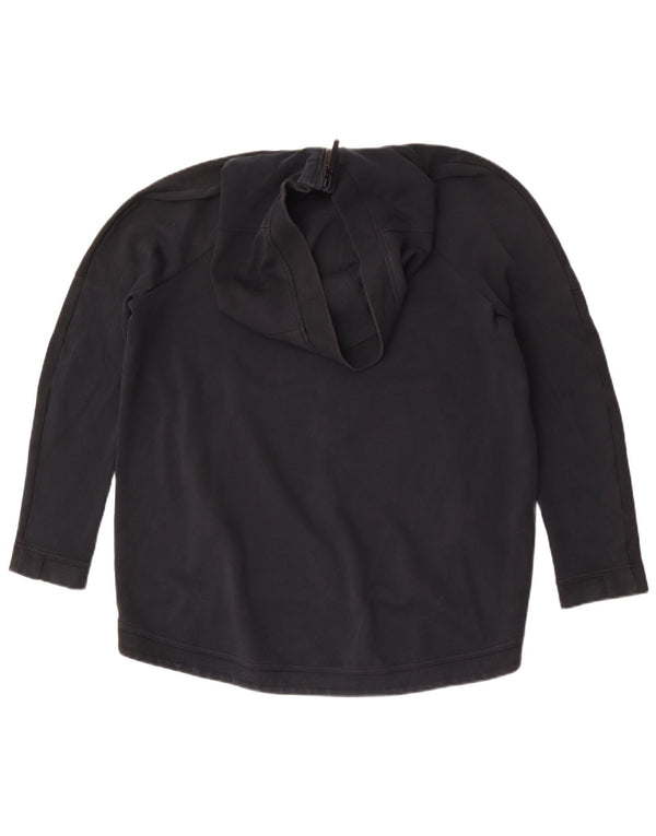 Nike Sweat à capuche zippé pour homme en coton noir moyen