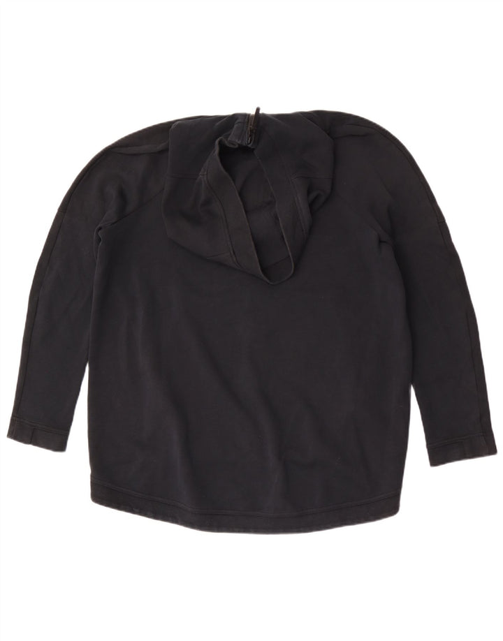 Nike Sweat à capuche zippé pour homme en coton noir moyen