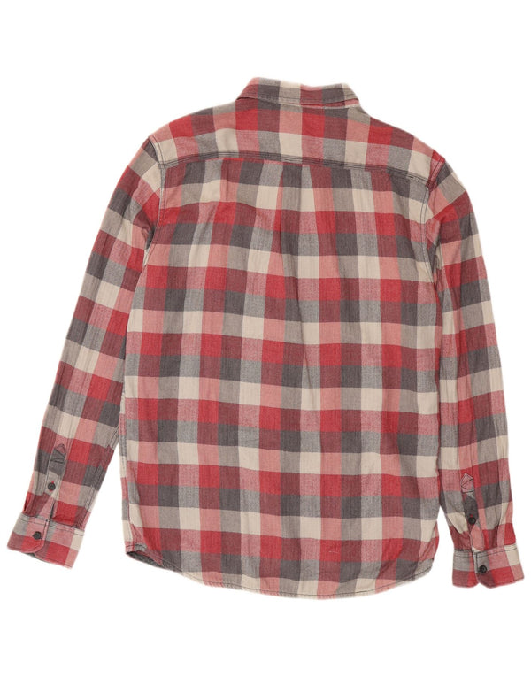 Vans Chemise en flanelle pour homme en coton à grands carreaux rouges