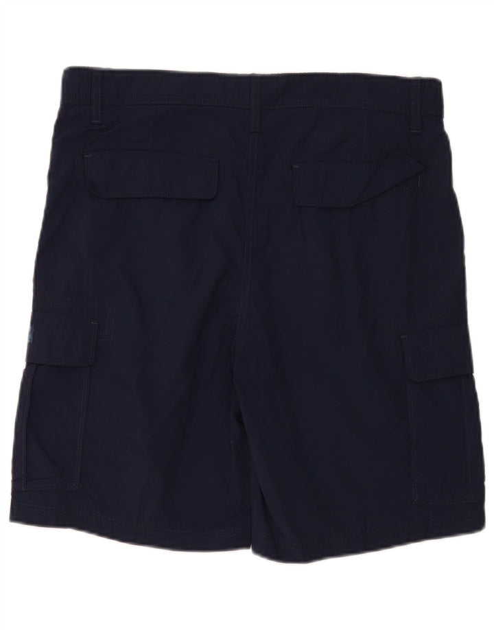 IZOD Short Cargo Salt Water Homme W32 Bleu Marine Moyen Polyamide