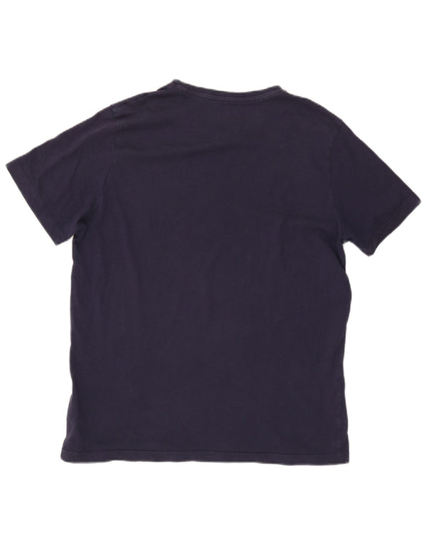 Puma T-shirt graphique pour hommes, grand, bleu marine, coton