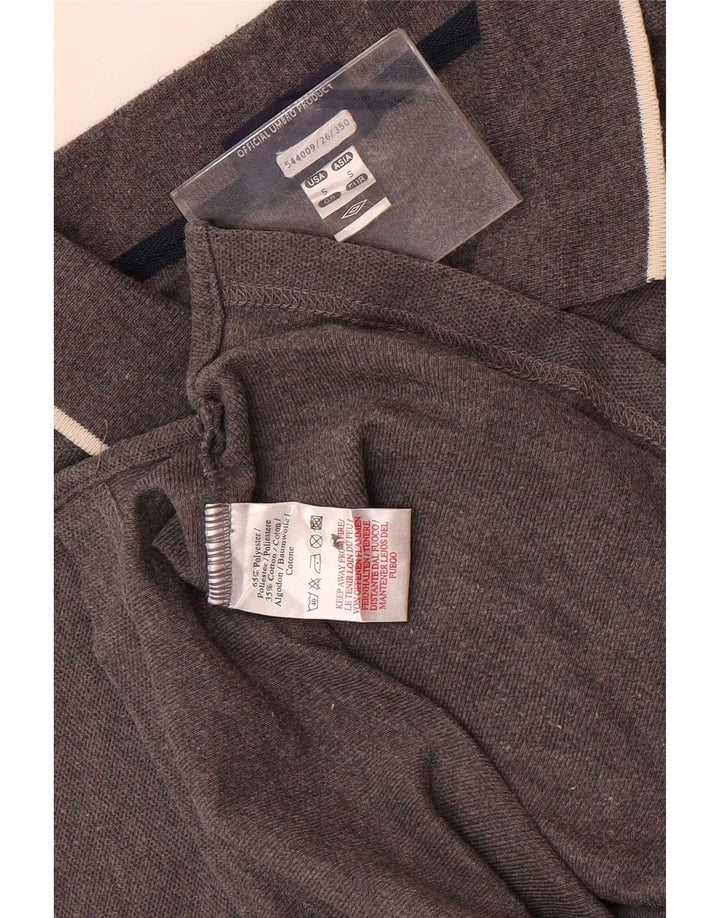 Umbro Polo Homme Petit Gris Polyester