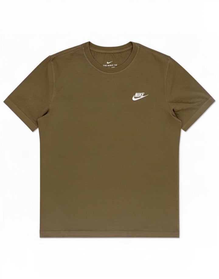 Nike T-Shirt Homme Kaki Moyen Coton