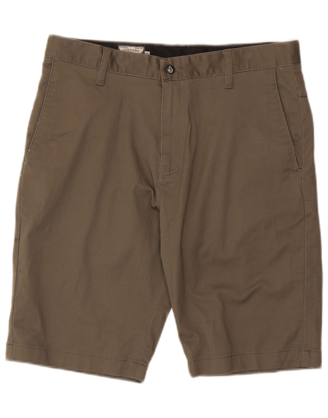 Volcom Short Chino Homme W32 Coton Kaki Moyen