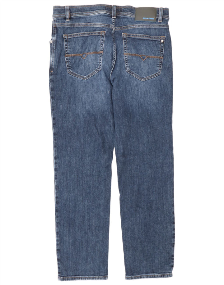 Pierre Cardin Jean droit homme W34 L30 bleu coton