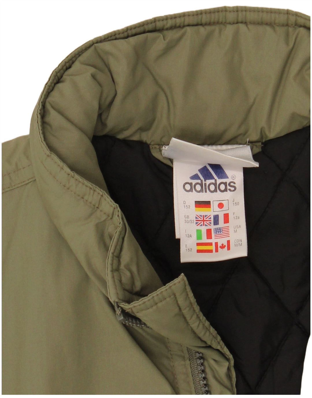 Adidas Manteau matelassé graphique garçon 11-12 ans Kaki Polyamide