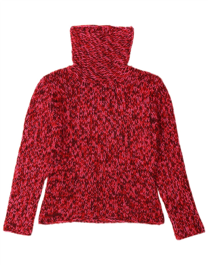 Raspberry Collection Pull col roulé pour femme UK 12 Rouge moyen