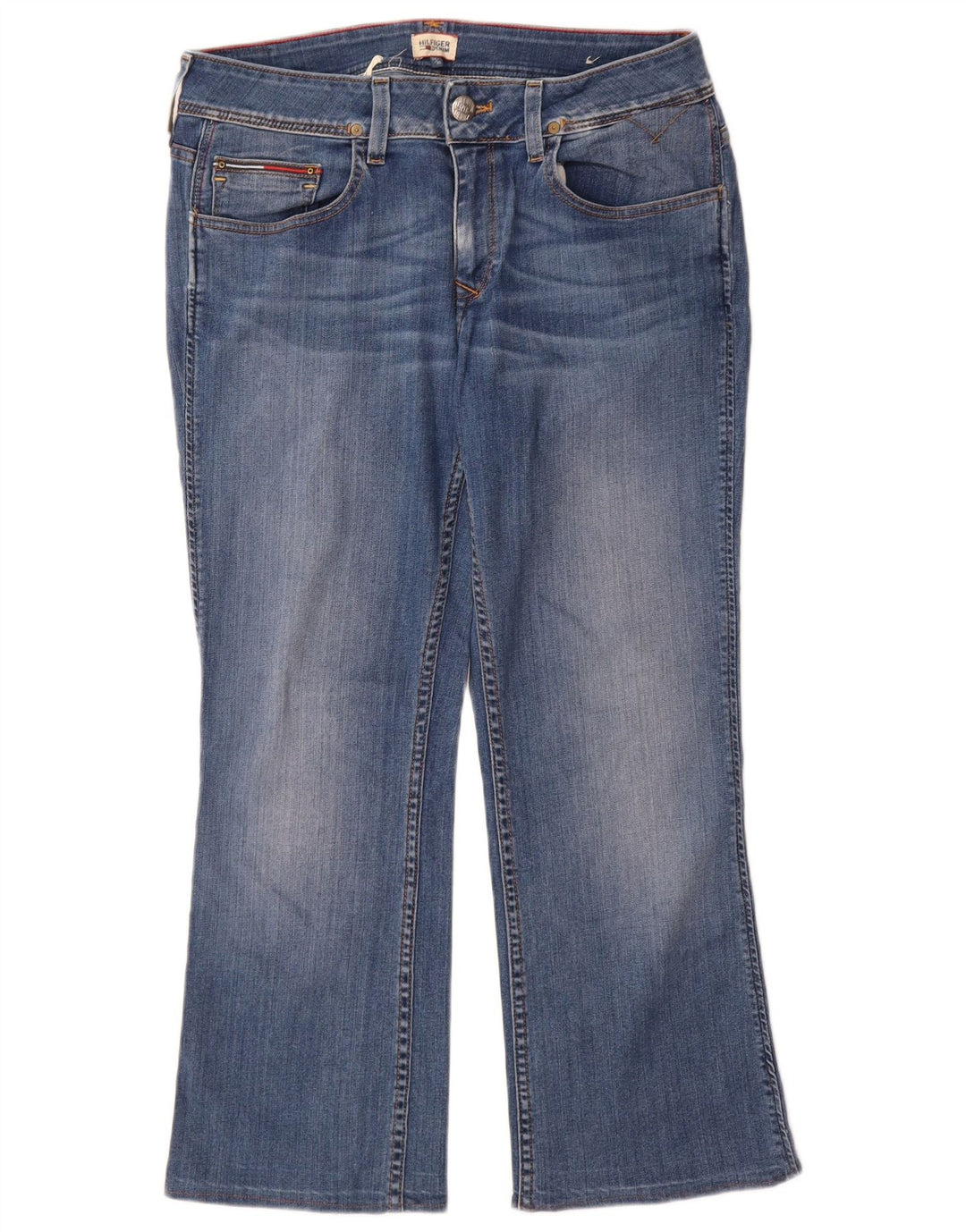 Tommy Hilfiger Jean droit femme W33 L26 bleu coton