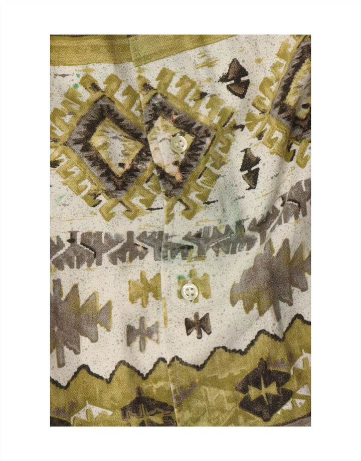 Fitzroy Chemise Homme XL Vert Géométrique