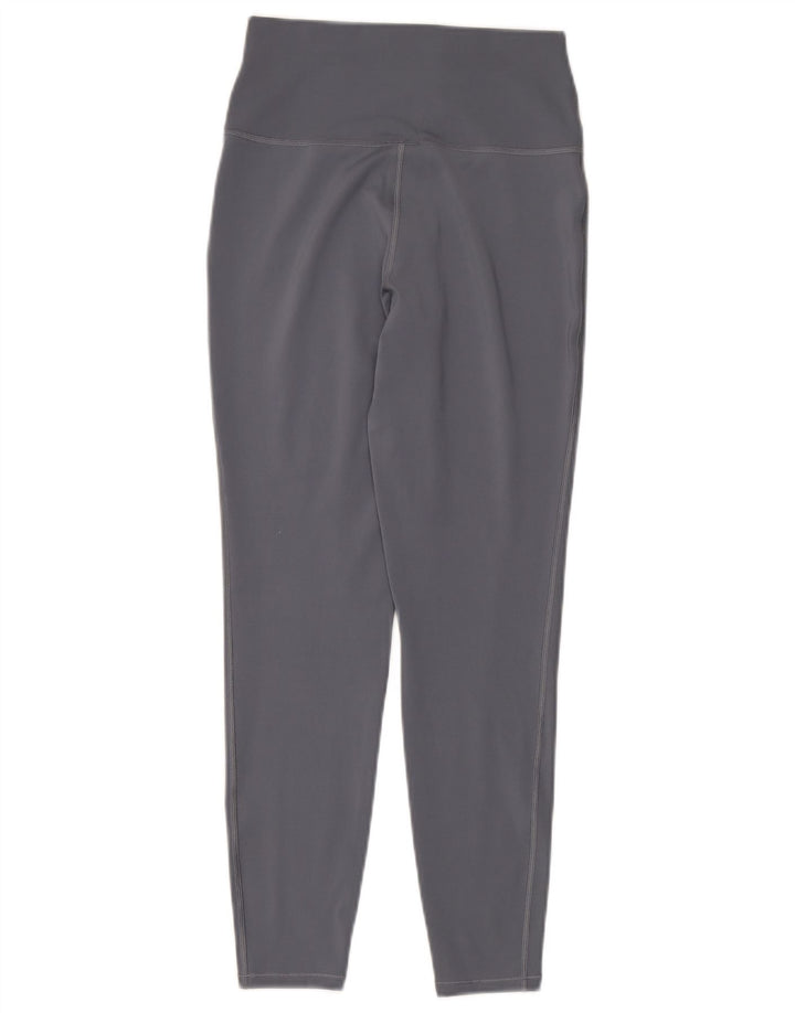New Balance Leggings Femme UK 14 Polyester Gris Moyen