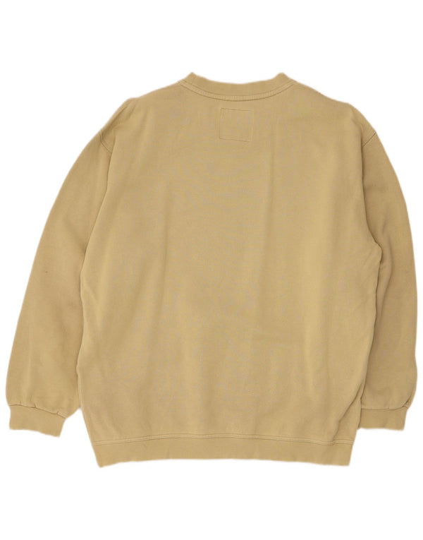 Murphy & Nye Sweat-shirt graphique pour homme en coton kaki moyen