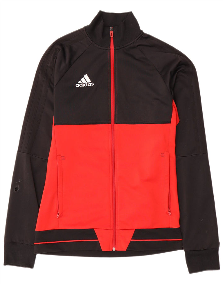 Adidas Veste de survêtement pour homme Petit Noir Colorblock Polyester