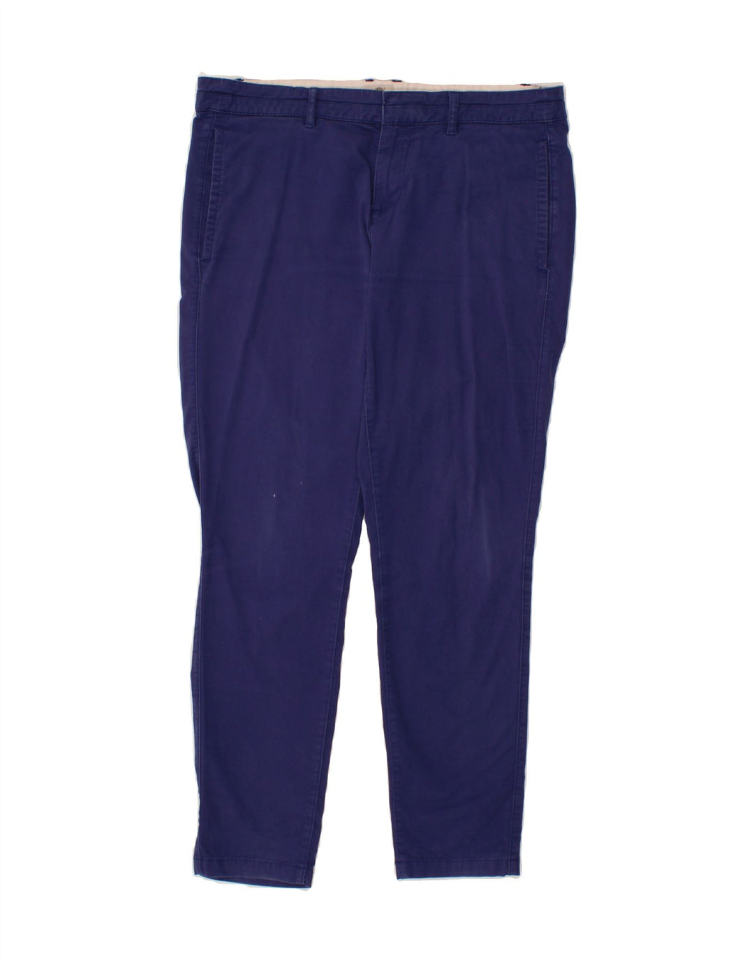 TIMBERLAND Womens Slim Casual Trousers W36 L27 Blue Vintage Timberland and Second-Hand Timberland from Messina Hembry 