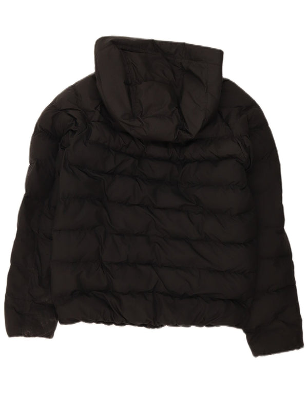 Nike Veste matelassée à capuche pour garçon 12-13 ans Large Noir Polyester