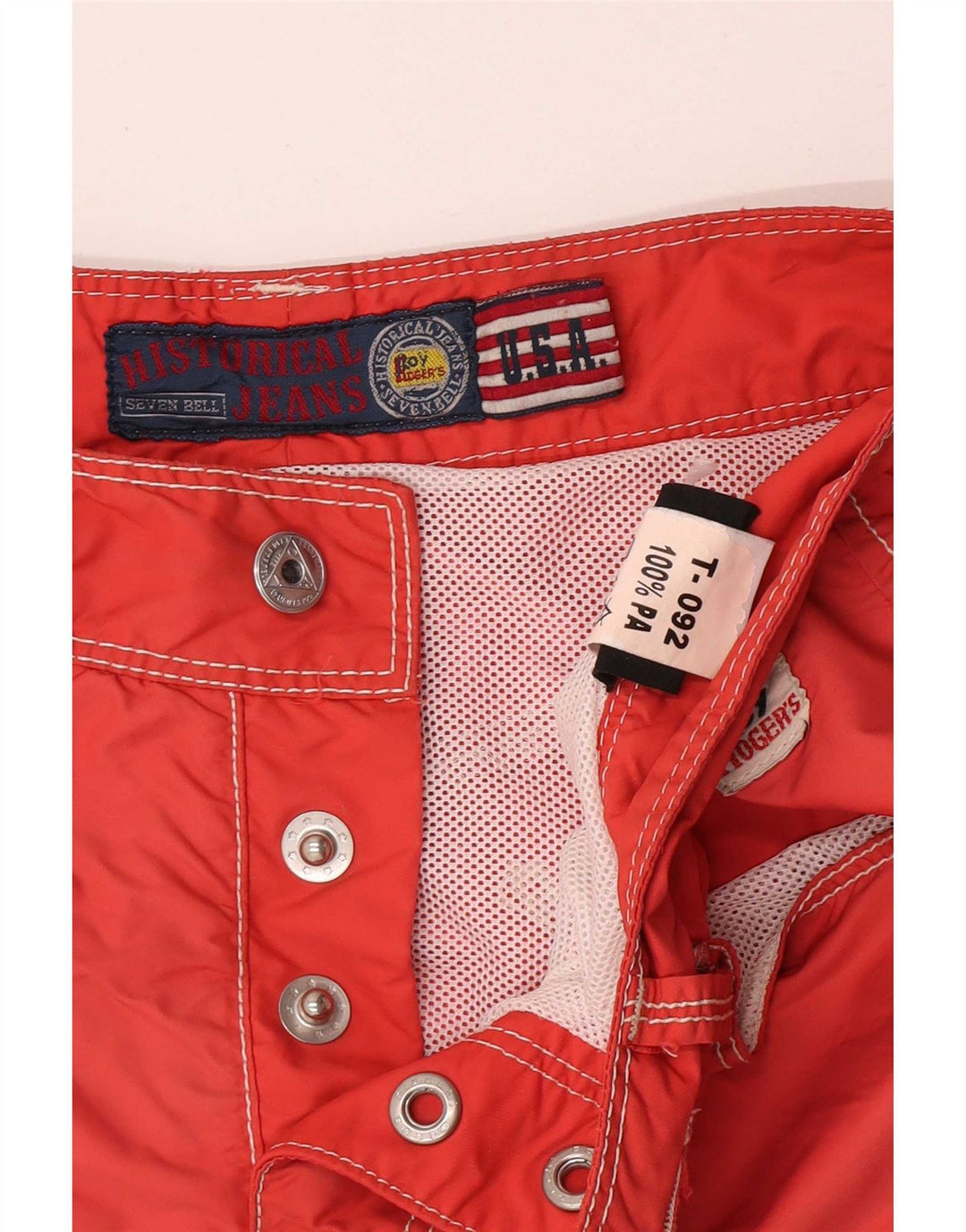 Roy Rogers Short de Bain Femme W29 Petit Rouge Polyamide