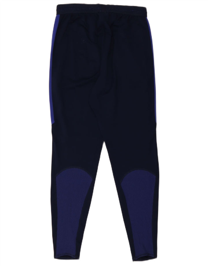 Pantalon de survêtement Nike Dri Fit pour homme, taille S, bleu marine, colour block