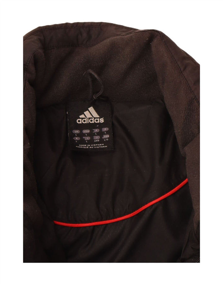Adidas Veste rembourrée pour homme UK 40 Large Noir Polyester