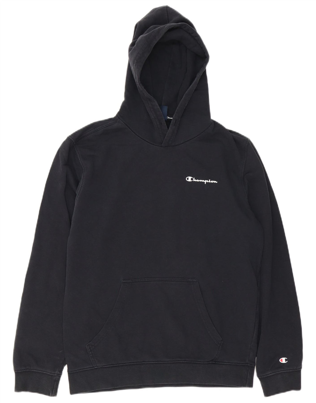 Champion Pull à Capuche Homme Bleu Marine Moyen Coton